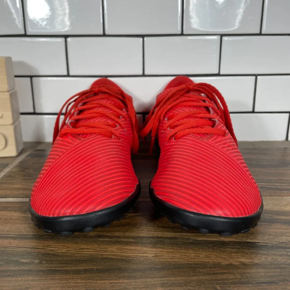 adidas Nemeziz 19.4 TF J Soccer Shoes Youth Boys Size 5.5 Red Futbol Sneakers